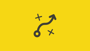 principles.design logo - an arrow navigating between decision points